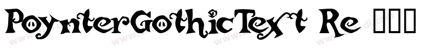 PoynterGothicText Re字体转换